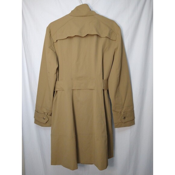 NWT New York & Company 7th Avenue Design Studio Size XL Coat Brown Tan Buttons - Picture 2 of 15